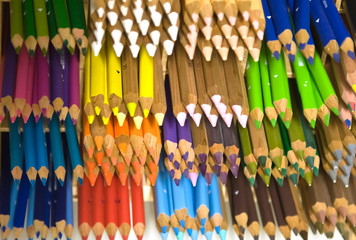 Obraz premium Set of multi-color pencils