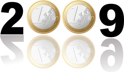 New Year 2009, money
