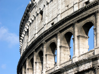 Detail vom Colosseum in rom