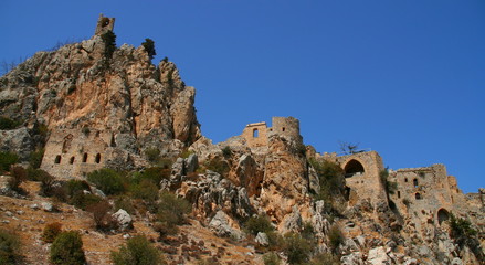 Fototapeta na wymiar St Hilarion zamek, Cypr