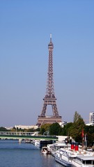Tour Eiffel vue du XVème arrondissement