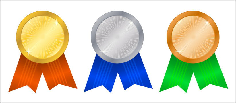 Winner's rosettes-2