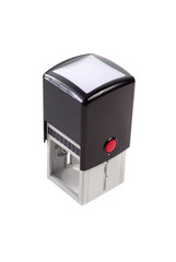 Office stamp isolated over white background