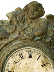 Clock without pointers and angel