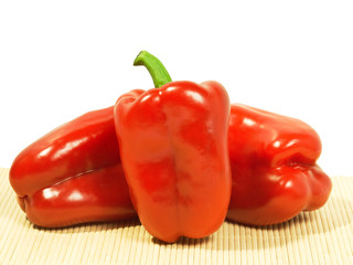 Red Peppers. Healthy eating series