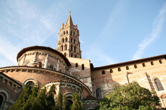 basilique Saint-Sernin &agrave; toulouse