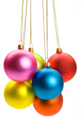 A group of Christmas Baubles