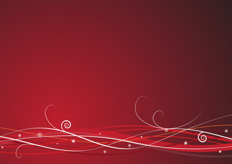 Red Christmas background