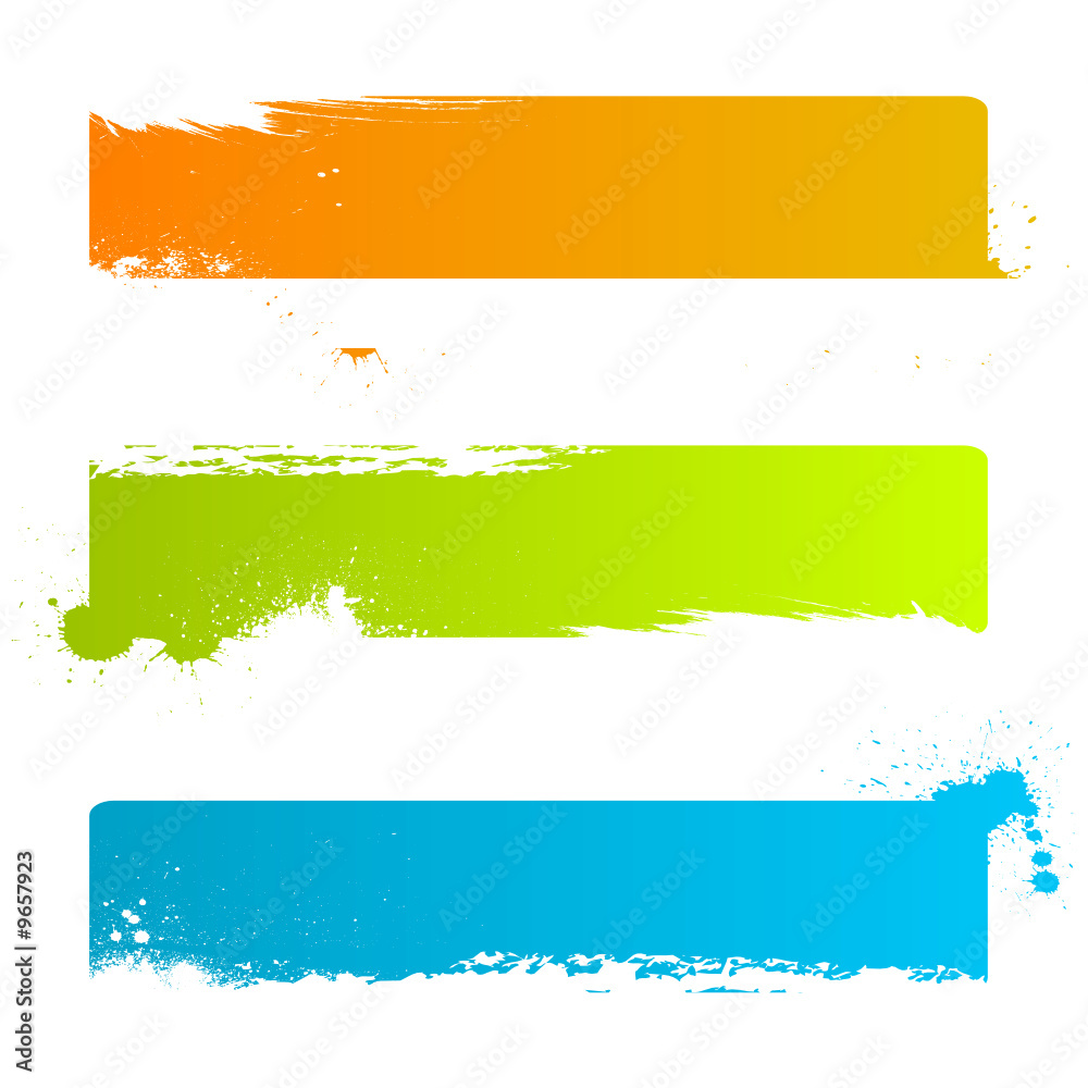 Wall mural grunge banner backgrounds vector