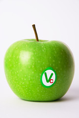Grüner Apfel ist Vitamin C