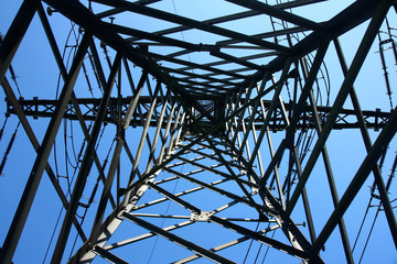 The frame of high voltage electrical towers