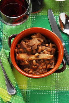 Fagiolini dell occhio con cotenne - Antipasti Lombardia