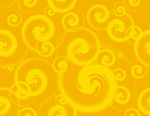 Abstract sunny swirls.