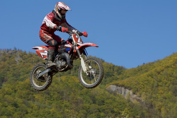 Naklejka premium City competitions on cross-country race among men