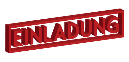 Fototapeta premium Einladung