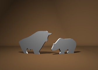 Symbol Bull and Bear