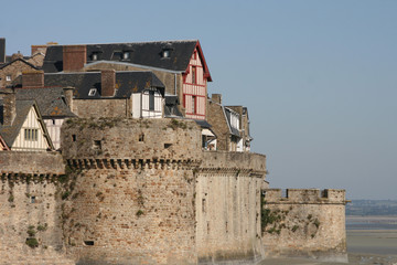les maisons du mont-saint-michel