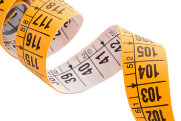 Photo of tape roll a over white background