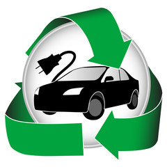 Electric Car Icon