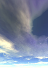 Obraz na płótnie Canvas sky clouds