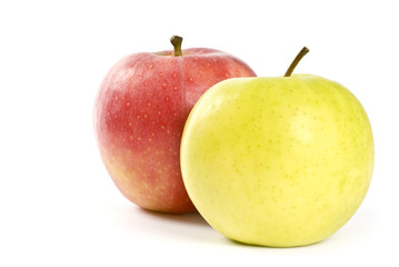 Two Apples Isolated on White