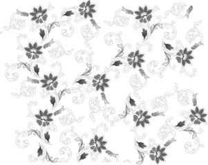 background with grey ornament