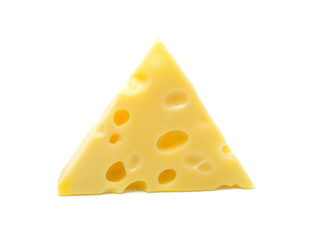 cheese  isolated on white