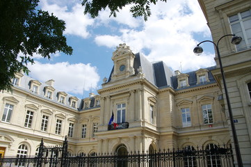 Fototapeta na wymiar Mairie du 3ème arrondissement, Paris. France.