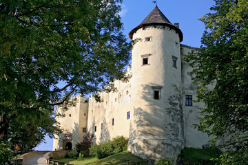 Old castle in Poland,Niedzica, Gothic style.