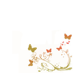 FLORAL PAPILLONS AUTOMNE