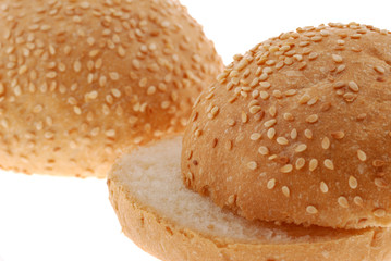 bun for sandwich cut