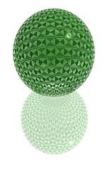 green glas ball