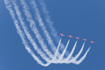 Five Red Jets