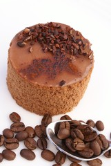 mousse au chocolat caféinée