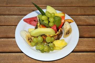 Assiette rafraîchissante