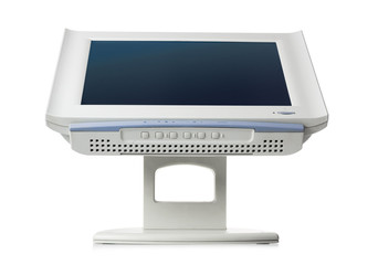 monitor isolated on white