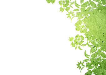 floral style backgrounds frame