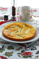 Scarpaccia - Torta salata - Antipasti della Toscana