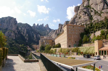 Monastero di Montserrat - obrazy, fototapety, plakaty