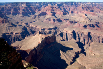 Blick vom South Rim in den Grand Canyon