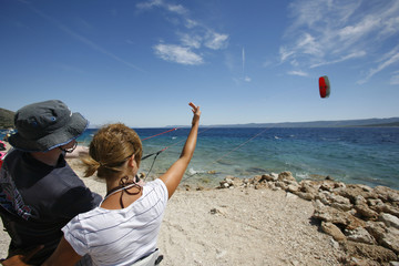 Kite surfing tuition on the Croatian coast