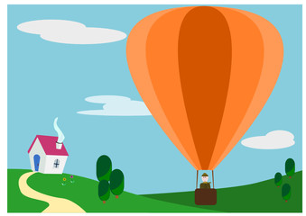 Leaving Home in a Balloon