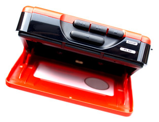 Vintage eighties portable personal stereo tape cassette player