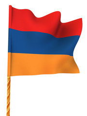 Flag. Armenia.  3d