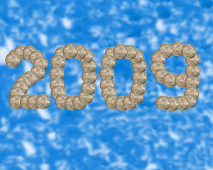 abstract image of new year