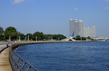 Fototapeta na wymiar 臨港パークからの景色（横浜）
