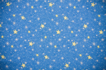 Blue sky filled with stars making a background, night sky