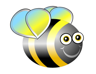 Cartoon Buzzing Bee