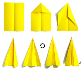 assembly procedure of paper plane