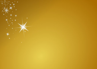 gold Merry christmas background stars © danimarco